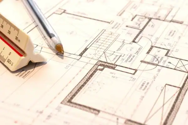 Image of architect Tonbridge drawings