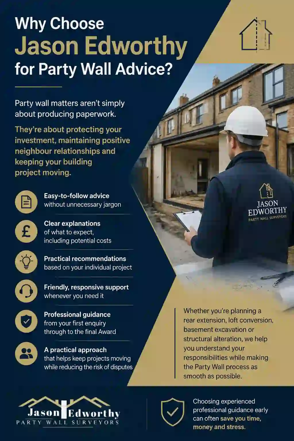 Why Choose Jason Edworthy for Party Wall Advice Tonbridge?